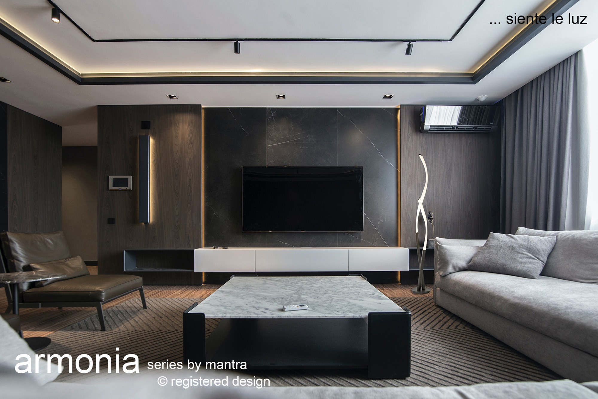 Armonia Titanium Floor Lamps Mantra Contemporary Floor Lamps